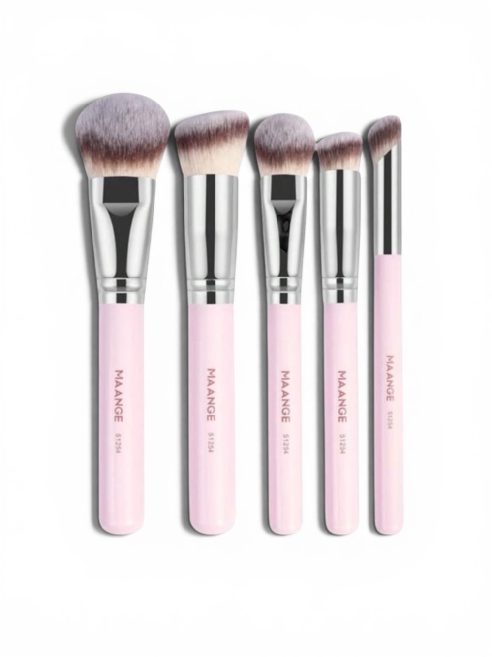 MAANGE Pink Makeup Brush Set